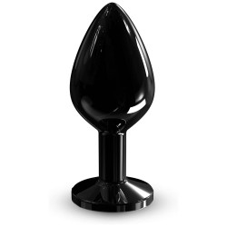 Dorcel Diamond Metal Medium Butt Plug - Black | Jewel Butt Plugs