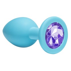 Emotions Cutie Medium Silicone Jewel Butt Plug - Blue/Purple | Jewel Butt Plugs