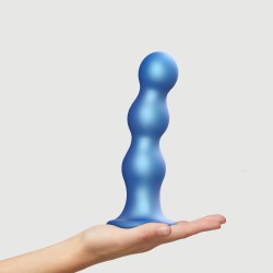 Plug Balls XX-Large Silicone Premium Dildo with Suction Cup - Blue
