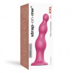 Plug Beads XXL Silicone Premium Dildo with Suction Cup - Pink | Strap On Dildos