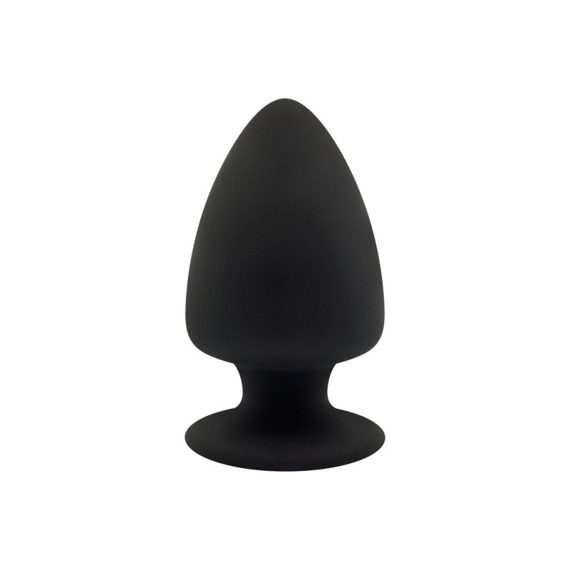 Κωνική Πρωκτική Σφήνα Σιλικόνης Cone Shaped Silicone Small Butt Plug - Μαύρη | Πρωκτικές Σφήνες
