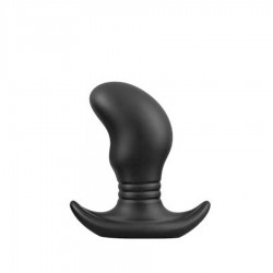 Κυρτή Πρωκτική Σφήνα Σιλικόνης Yomri Medium Silicone Curved Butt Plug 12 x 5,5 cm - Μαύρη