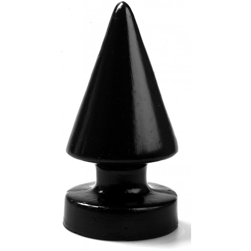 Μεγάλη Κωνική Πρωκτική Σφήνα Big Cone Shaped Butt Plug 15 x 8 cm - Μαύρη | Μεγάλα Dildo & Dildo για Fisting