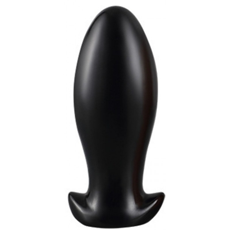 Πρωκτική Σφήνα Αυγό Drakar Egg Plug 14 x 6,5 cm - Μαύρη | Μεγάλα Dildo & Dildo για Fisting