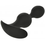 Πρωκτική Σφήνα Σιλικόνης Anal Roller Twins Silicone Butt Plug - Μαύρη | Πρωκτικές Σφήνες