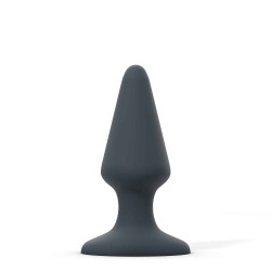 Best Plug Large Silicone Butt Plug - Black