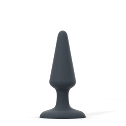 Best Plug Medium Silicone Butt Plug - Black
