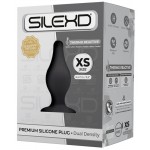Πρωκτική Σφήνα Σιλικόνης με Βεντούζα X-Small Silicone Butt Plug with Suction Cup - Μαύρη | Πρωκτικές Σφήνες