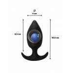Spice it Up Insatiable Silicone Butt Plug with Internal Ball - Black | Butt Plugs