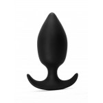 Spice it Up Insatiable Silicone Butt Plug with Internal Ball - Black | Butt Plugs