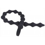 Λεπτές Πρωκτικές Χάντρες Σιλικόνης Long Thin Silicone Anal Beads 55 x 2,3 cm - Μαύρες | Πρωκτικές Χάντρες & Μπίλιες