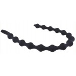 Λεπτές Πρωκτικές Χάντρες Σιλικόνης Long Thin Silicone Anal Beads 55 x 2,3 cm - Μαύρες | Πρωκτικές Χάντρες & Μπίλιες