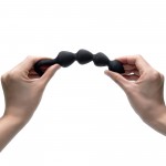 Πρωκτικές Χάντρες Σιλικόνης Bing Bang Large Silicone Anal Beads - Μαύρες | Πρωκτικές Χάντρες & Μπίλιες