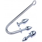 Multi Butt Plug Anal Hook 26 cm - Silver | Anal Hooks