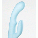 FemmeFunn Swinging Balai Premium Curved Silicone Rabbit Vibrator - Blue | Rabbit Vibrators