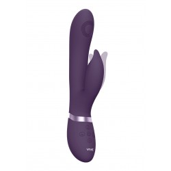 Pulse Wave G-Spot Rabbit Vibrator - Purple