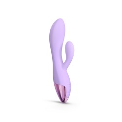 Funky Bunny Silicone Rabbit Vibrator - Lilac