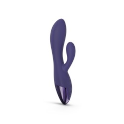 Funky Bunny Silicone Rabbit Vibrator - Purple