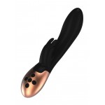 Opulent Silicone Heating Rabbit Vibrator - Μαύρος | Rabbit Vibrators