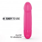 Κυρτός Ρεαλιστικός Δονητής Σιλικόνης Real Vibrations Small Flesh 2.0 Silicone Realistic Vibrator - Ροζ | Ρεαλιστικοί Δονητές