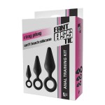 Σετ Πρωκτικές Σφήνες με Λαβή Fantastic Ring Butt Plug Anal Training Kit - Μαύρο | Σετ Πρωκτικές Σφήνες
