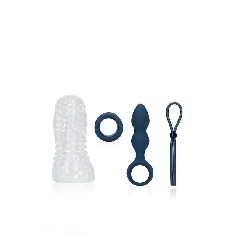 Sexplore Sex Toy Kit for Him - Blue | Vibrator Kits