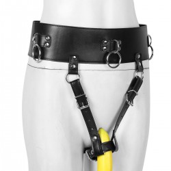 Ζώνη με Δαχτυλίδι Πέους Harness System for Men with Penis Ring - Μαύρη | Sexy Ανδρικά Εσώρουχα