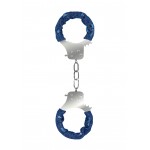 Μεταλλικές Χειροπέδες με Denim Γούνα Roughened Denim Style Metal Hand Cuffs - Μπλε | Χειροπέδες - Ποδοπέδες