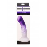 G-Swirl G-Spot Curved Silicone Dildo with Suction Cup - Purple | Classic Dildos