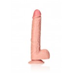 34 cm Large Realistic Dildo with Balls & Suction Cup - Flesh | Realistic Dildos