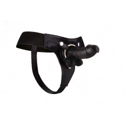 Ζώνη Strap On με Ομοίωμα Πέους Strap On Harness With 15 cm Realistic Dildo - Μαύρη | Strap On & Ζώνες