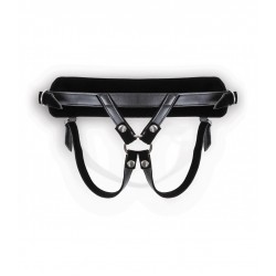 She Has The Power Adjustable Strap On Harness - Black | Strap Ons