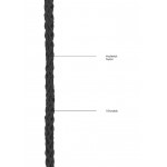 Japanese Rope 5 m - Black | Bondage Rope & Tape