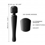 Δονητής Μασάζ Rechargeable Deluxe Megawand Vibrating Wand - Μαύρο | Συσκευές & Δονητές Μασάζ