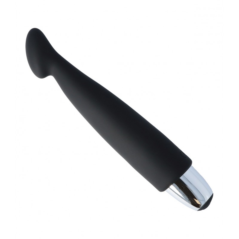 Bullet Δονητής Σιλικόνης No.6 MinI Wand Silicone Vibrator - Μαύρος | Συσκευές & Δονητές Μασάζ