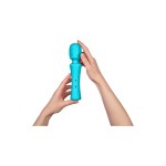 Premium Πανίσχυρη Συσκευή Μασάζ Σιλικόνης FemmeFunn Ultra Wand Powerful Silicone Massage Vibrator - Μπλε | Συσκευές & Δονητές Μασάζ