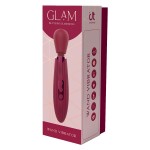 Glam Wand Silicone Vibrator - Purple | Wand Massagers