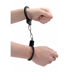 Beginner's Metal Hand Cuffs - Black