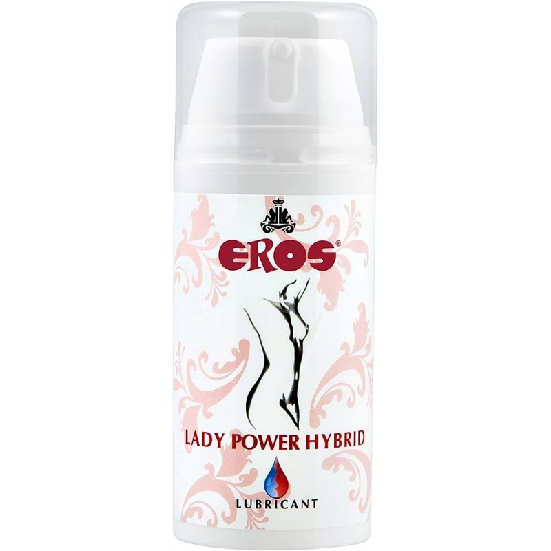 Υβριδικό Λιπαντικό Σιλικόνης & Νερού Eros Lady Power Hybrid Silicone & Water Based Lubricant 100 ml | Υβριδικά Λιπαντικά