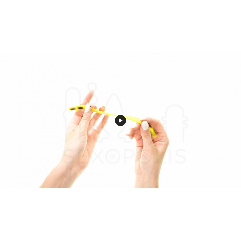 Ρυθμιζόμενο Δαχτυλίδι Πέους Cock Strap - Κίτρινο | Δαχτυλίδια Πέους