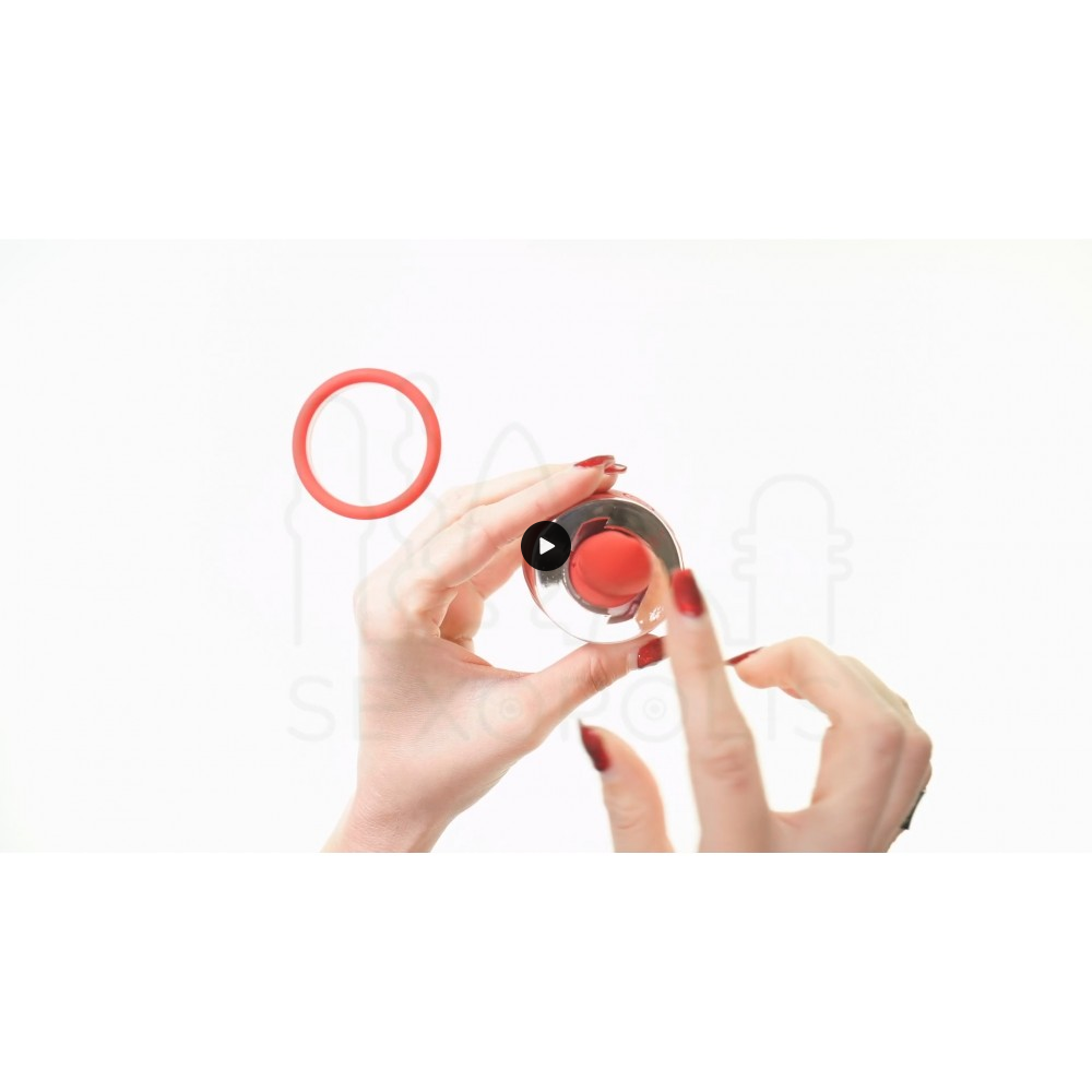 Αναρροφητής Γλώσσα & Δονητής Adoramar Magic Vibrating Suction Tongue Stimulator - Κόκκινος | Κλειτοριδικοί Δονητές