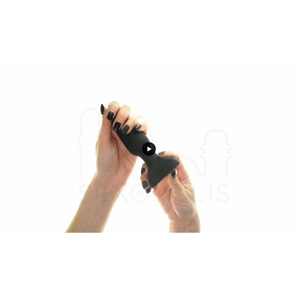 Ασύρματη Πρωκτική Σφήνα με Δόνηση Anbiguo Watchme Remote Controlled Anal Vibrator - Μαύρη | Ασύρματοι Δονητές
