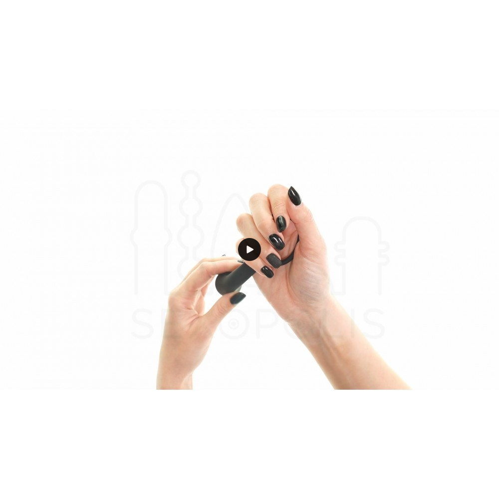 Πρωκτική Σφήνα Σιλικόνης με Δαχτυλίδι Πέους Backdoor Douple Pleasure Silicone Butt Plug with Cock Ring - Μαύρη | Πρωκτικές Σφήνες