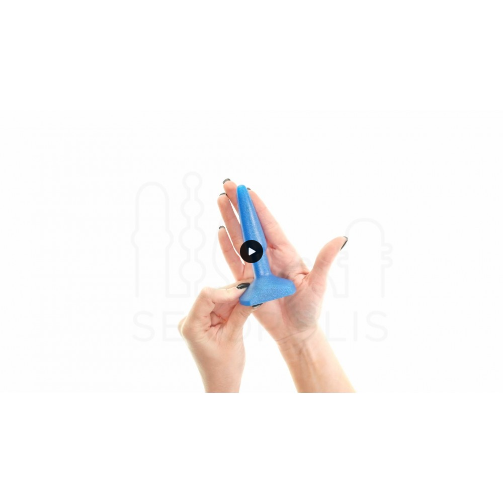 Μικρή Λεία Πρωκτική Σφήνα Backdoor Small Butt Plug - Μπλε | Πρωκτικές Σφήνες