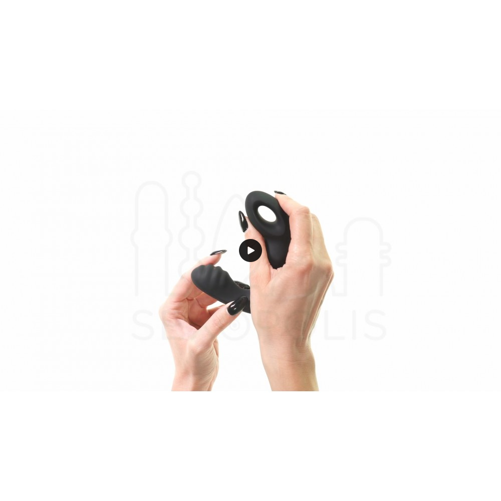 Ασύρματος Δονητής Προστάτη Beaded Vibrating Remote Controlled Prostate Vibrator - Μαύρο | Μασάζ Προστάτη
