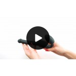 Ρεαλιστικό Εύκαμπτο Strapless Strap On Σιλικόνης Bendable Small Semi Realistic Silicone Strapless Strap On - Μαύρο | Strap On & Ζώνες