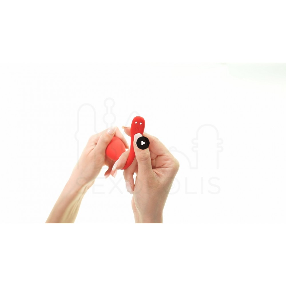 Ασύρματος Δονητής με Application Bloom Love App Controlled Silicone Egg Vibrator - Κόκκινος | Ασύρματοι Δονητές