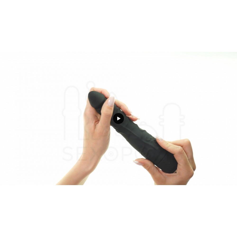 Ρεαλιστικός Δονητής Classic Original Slim Realistic Vibrator - Μαύρος | Πρωκτικοί Δονητές