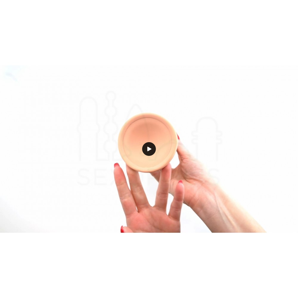 Ομοίωμα Πέους Σιλικόνης Διπλής Στρώσης με Βεντούζα Double Density Silicone Realistic Dildo with Suction Cup 23 cm - Σκούρο Φυσικό Χρώμα | Ομοιώματα Πέους