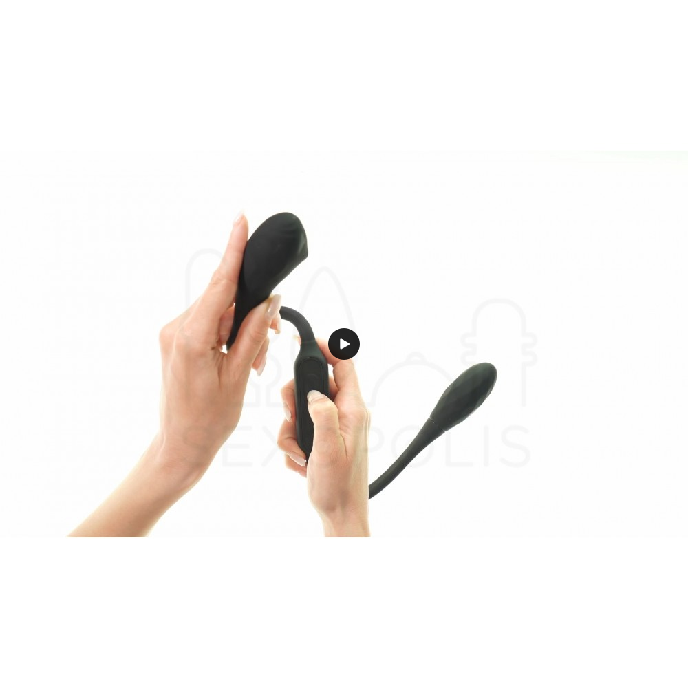 Διπλός Εύκαμπτος Δονητής για Ζευγάρια Dual Explorer Silicone Vibrator for Couples - Μαύρος | Sex Toys για Ζευγάρια